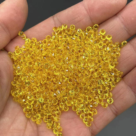 Topaz 3mm Pointback Crystals