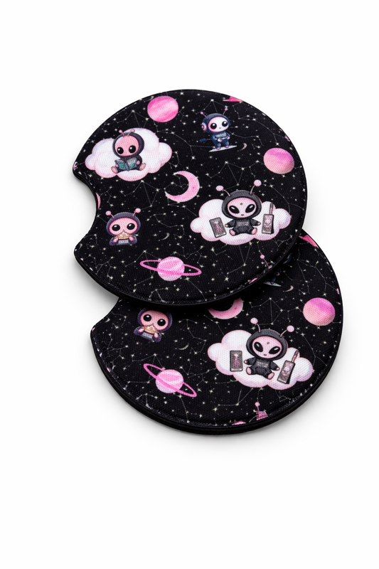 Nova’s Cosmic Dock Car Coasters (2pc Set)