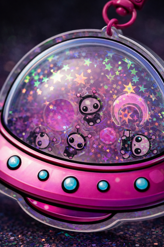 Nova’s Cosmic Cruiser Shaker Keychain