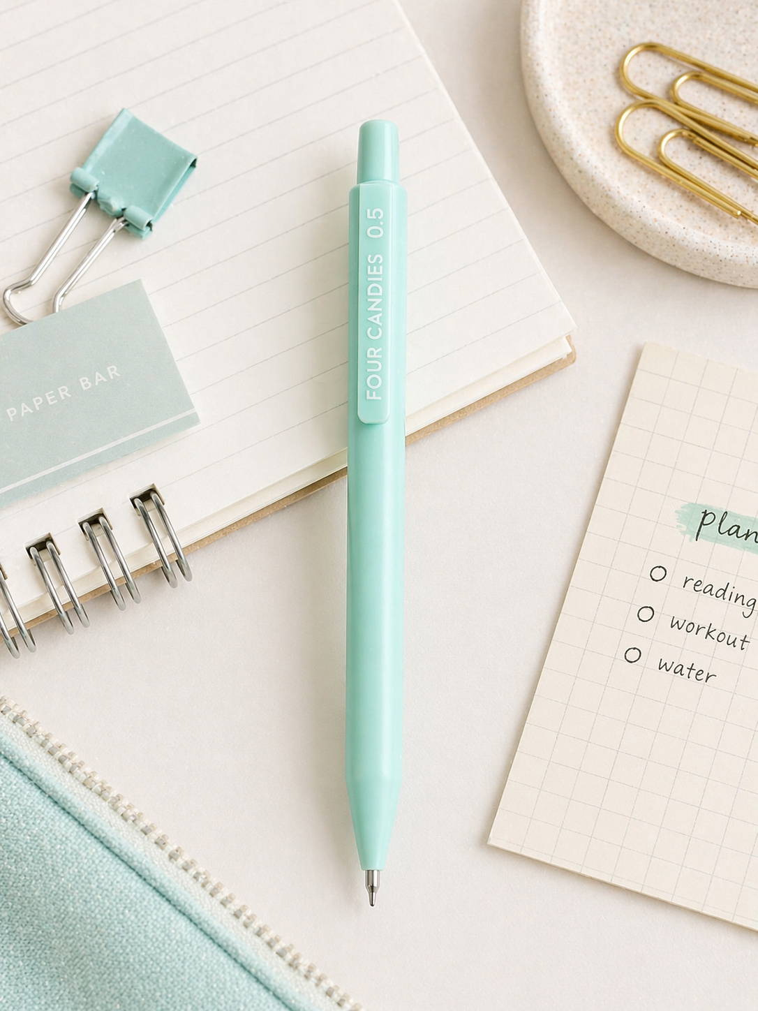 Pastel Mechanical Pencils — 0.5 & 0.7 mm (5 Colors)