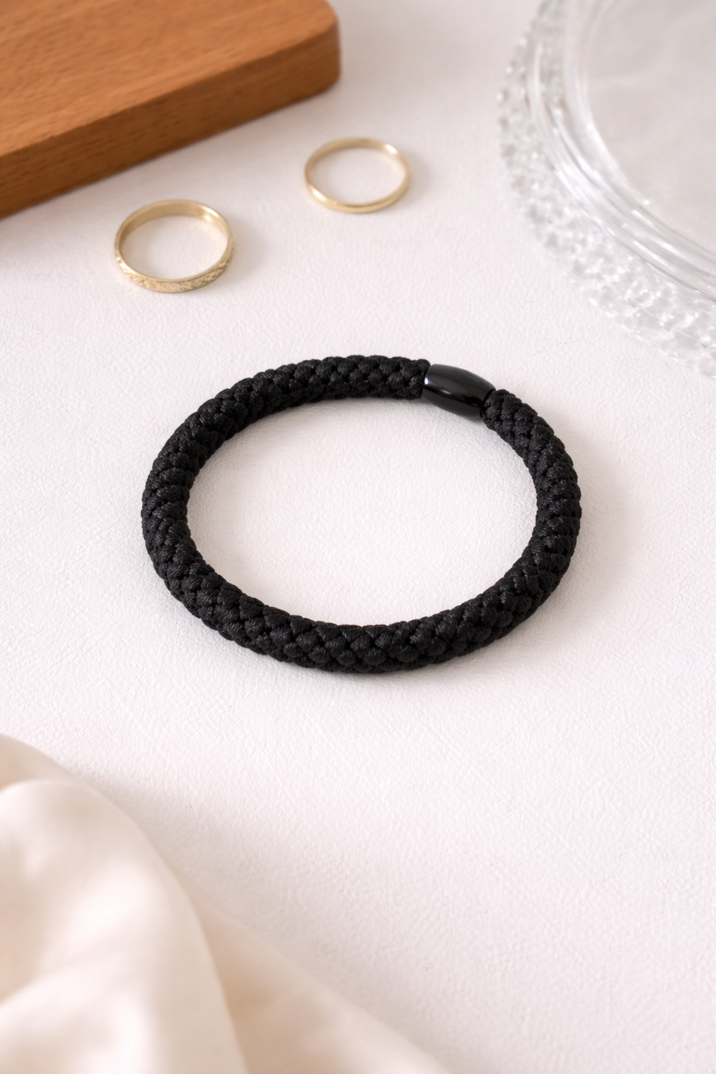 Braided Loop Bracelet — Hair Tie + Wrist Band
