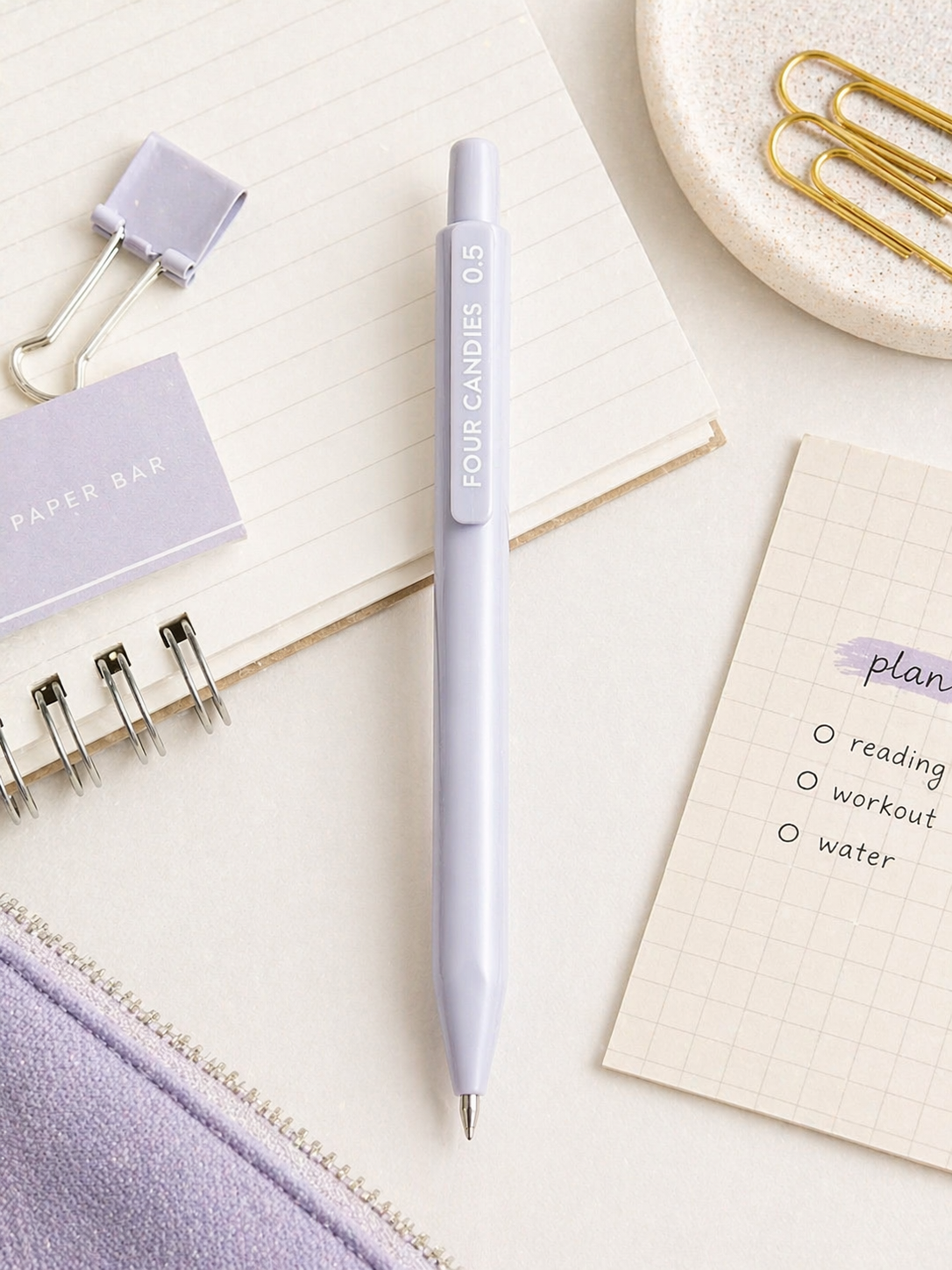 Pastel Mechanical Pencils — 0.5 & 0.7 mm (5 Colors)