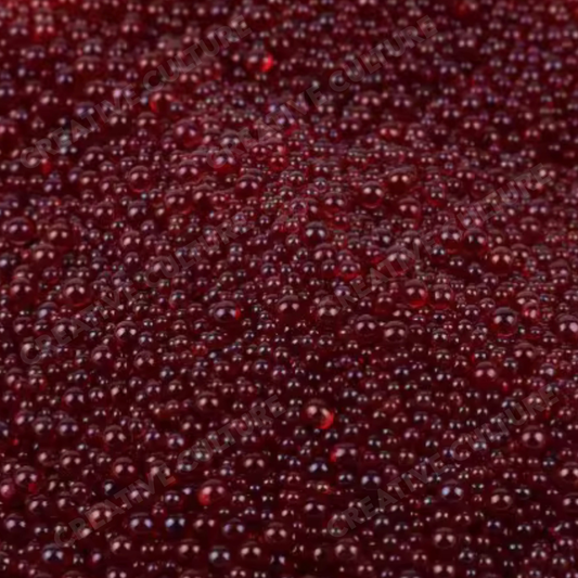 Garnet Luxe Caviar Beads