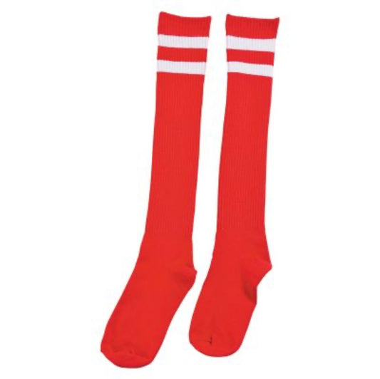 Red Knee High Socks