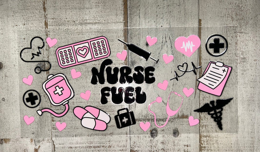 Nurse Fuel UV DTF Wrap