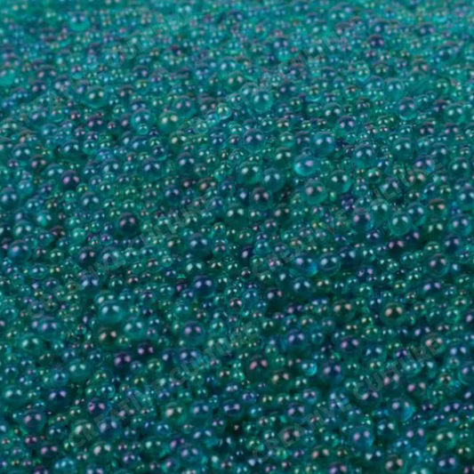 Teal Luxe Caviar Beads