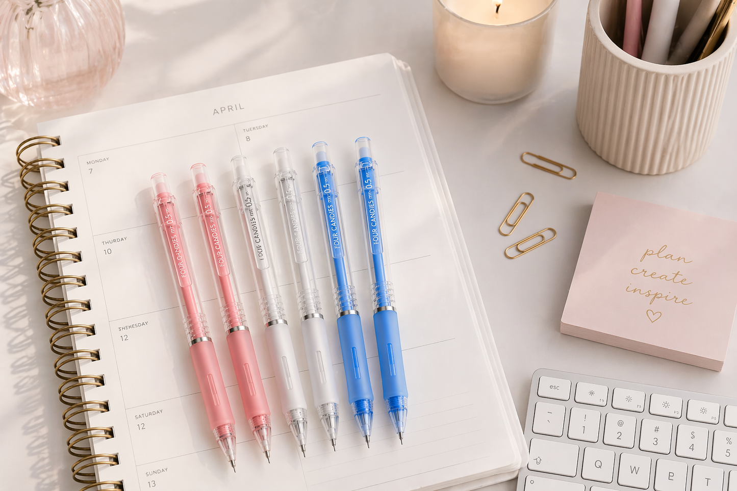 Mechanical Pencil – Pastel Series (.5 / .7 / .9)