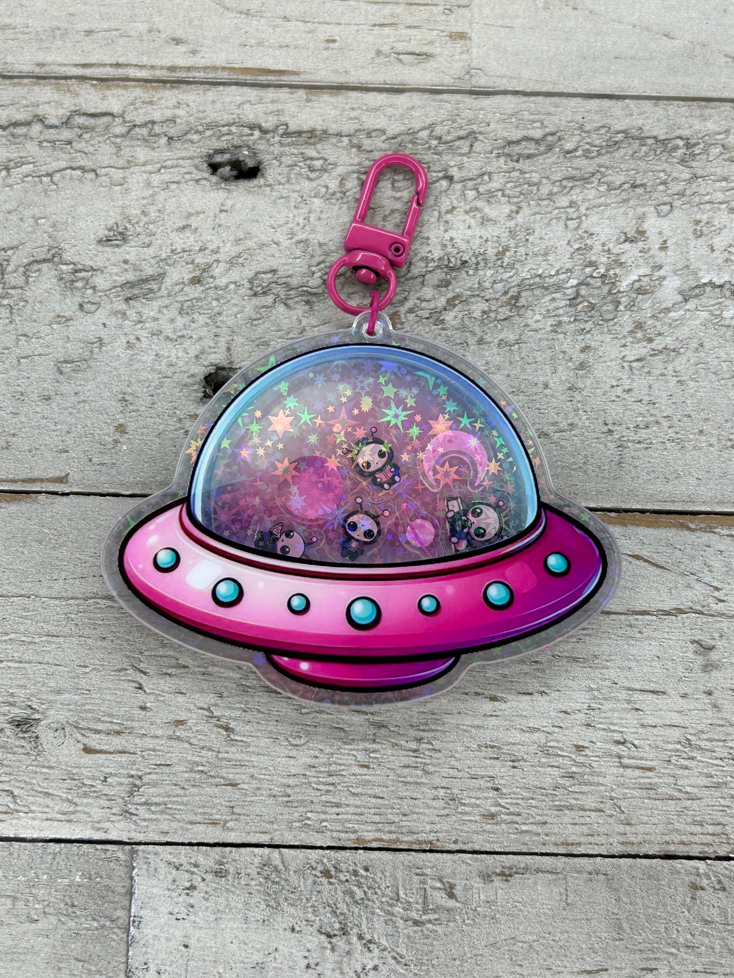 Nova’s Cosmic Cruiser Shaker Keychain