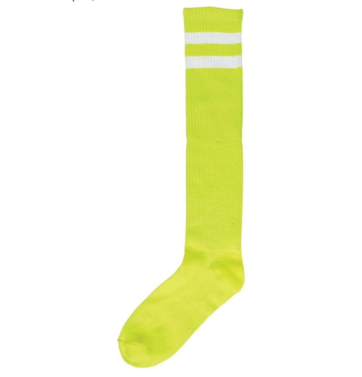 Neon Green Knee High Socks