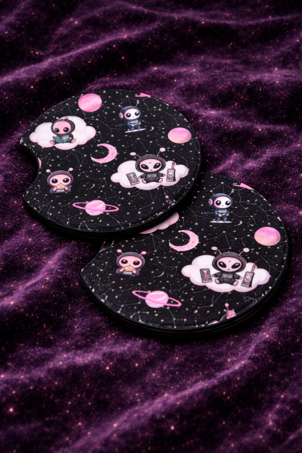 Nova’s Cosmic Dock Car Coasters (2pc Set)