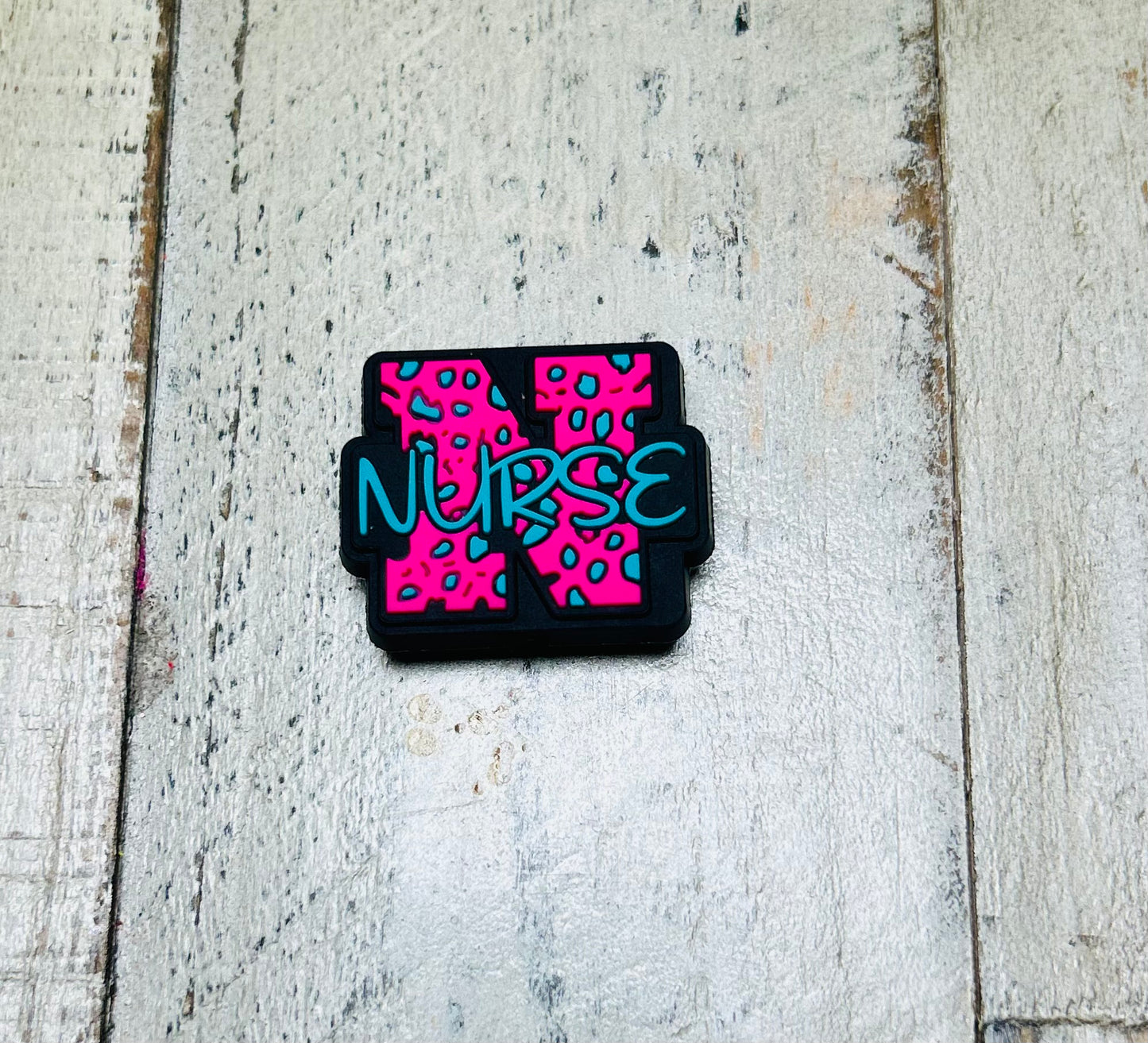 Neon Nurse Focal Bead