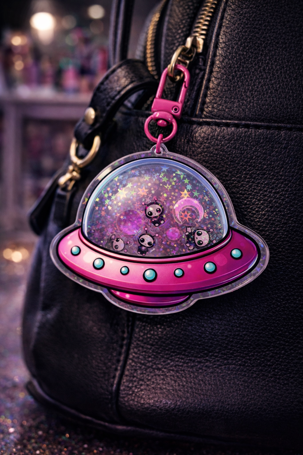 Nova’s Cosmic Cruiser Shaker Keychain