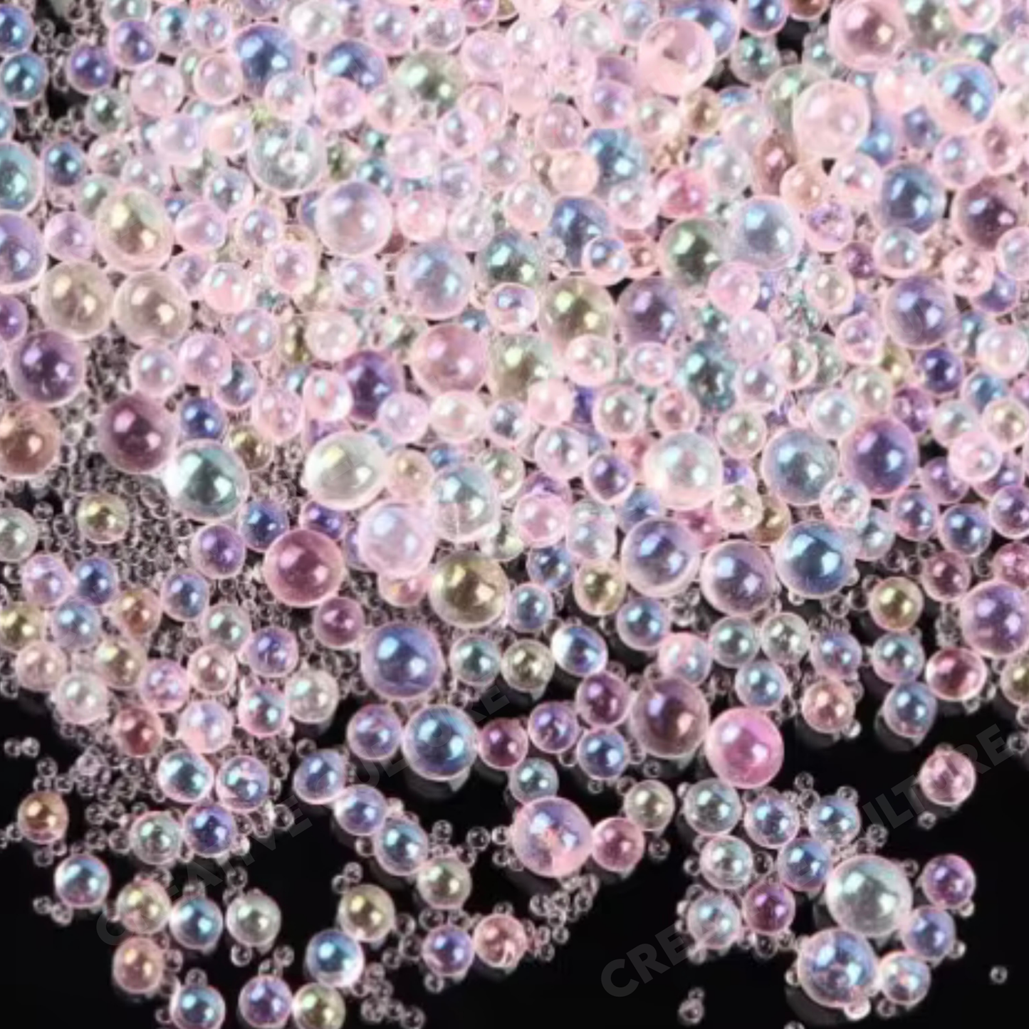 Cotton Candy Luxe Caviar Beads