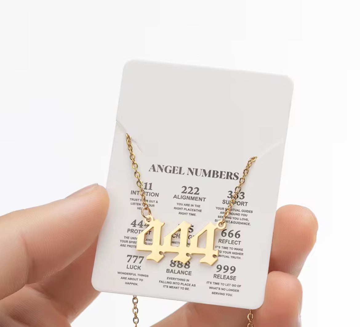 ✨ Angel Number Necklace | 111, 222, 333 & More