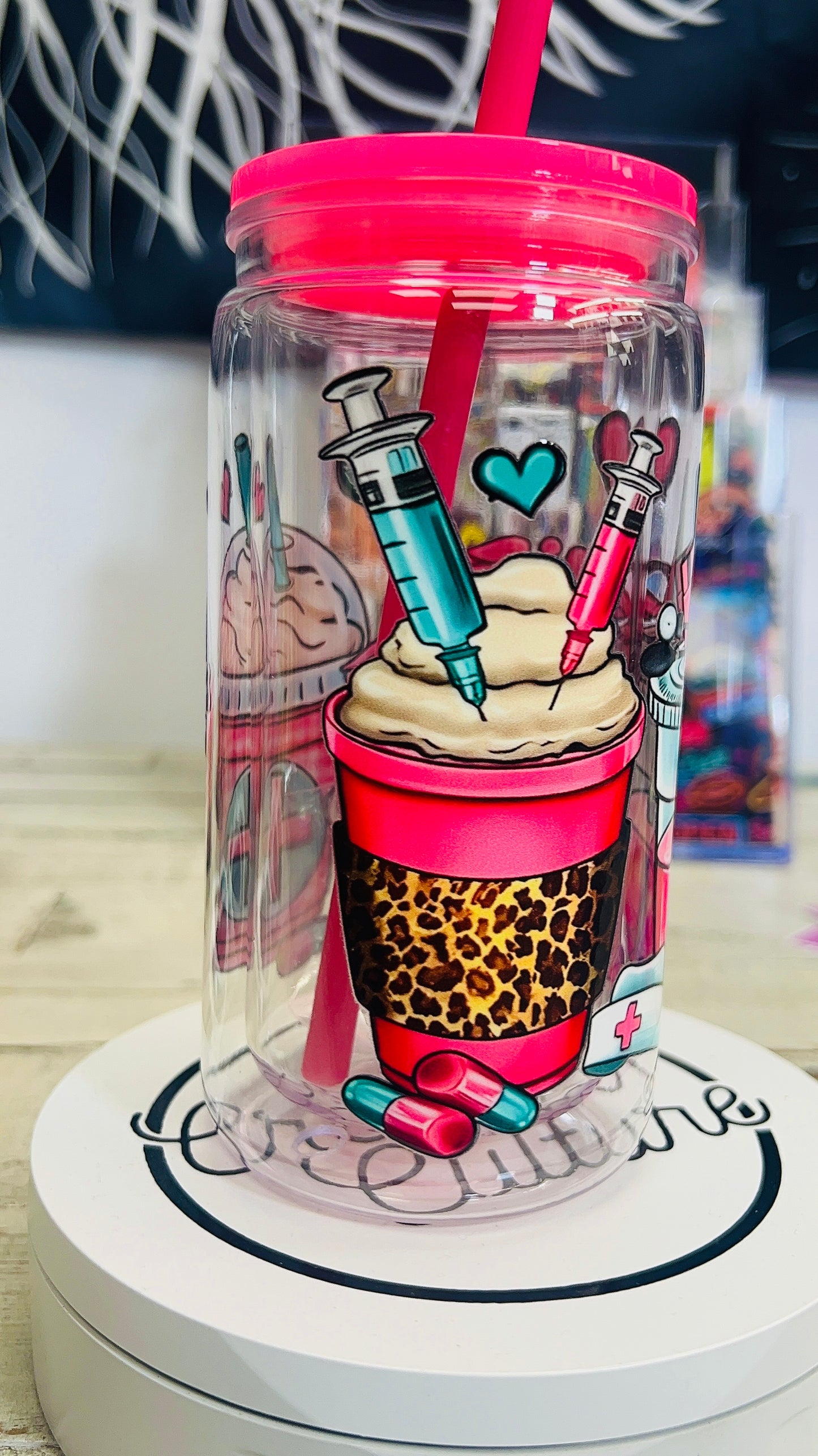 Nurse Fuel – Coffee Edition 16oz Double Wall Tumbler