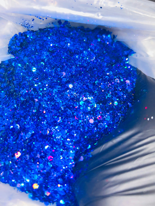 Royal Blue Holographic Chunky Glitter