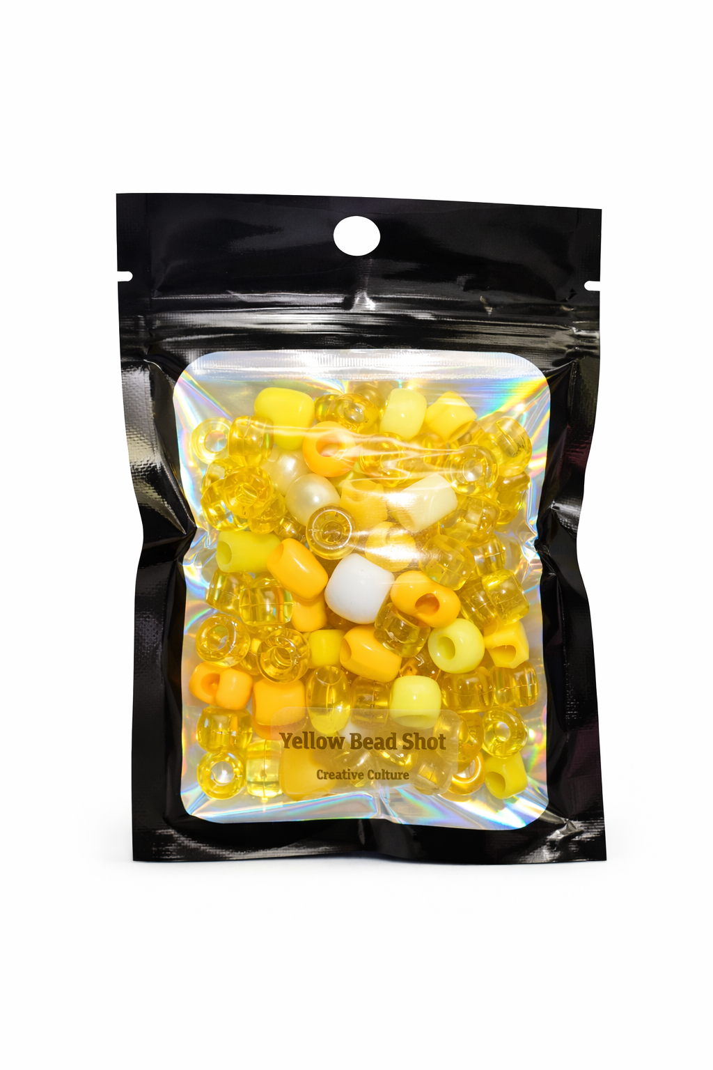 💛 Yellow Bead Shot — Bright Yellow Mix | Creative Culture