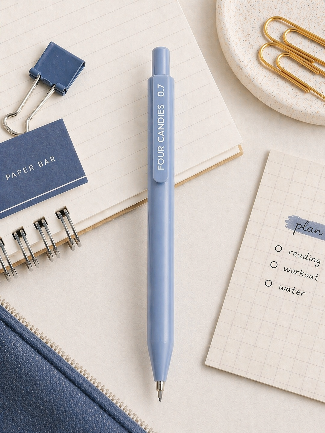 Pastel Mechanical Pencils — 0.5 & 0.7 mm (5 Colors)