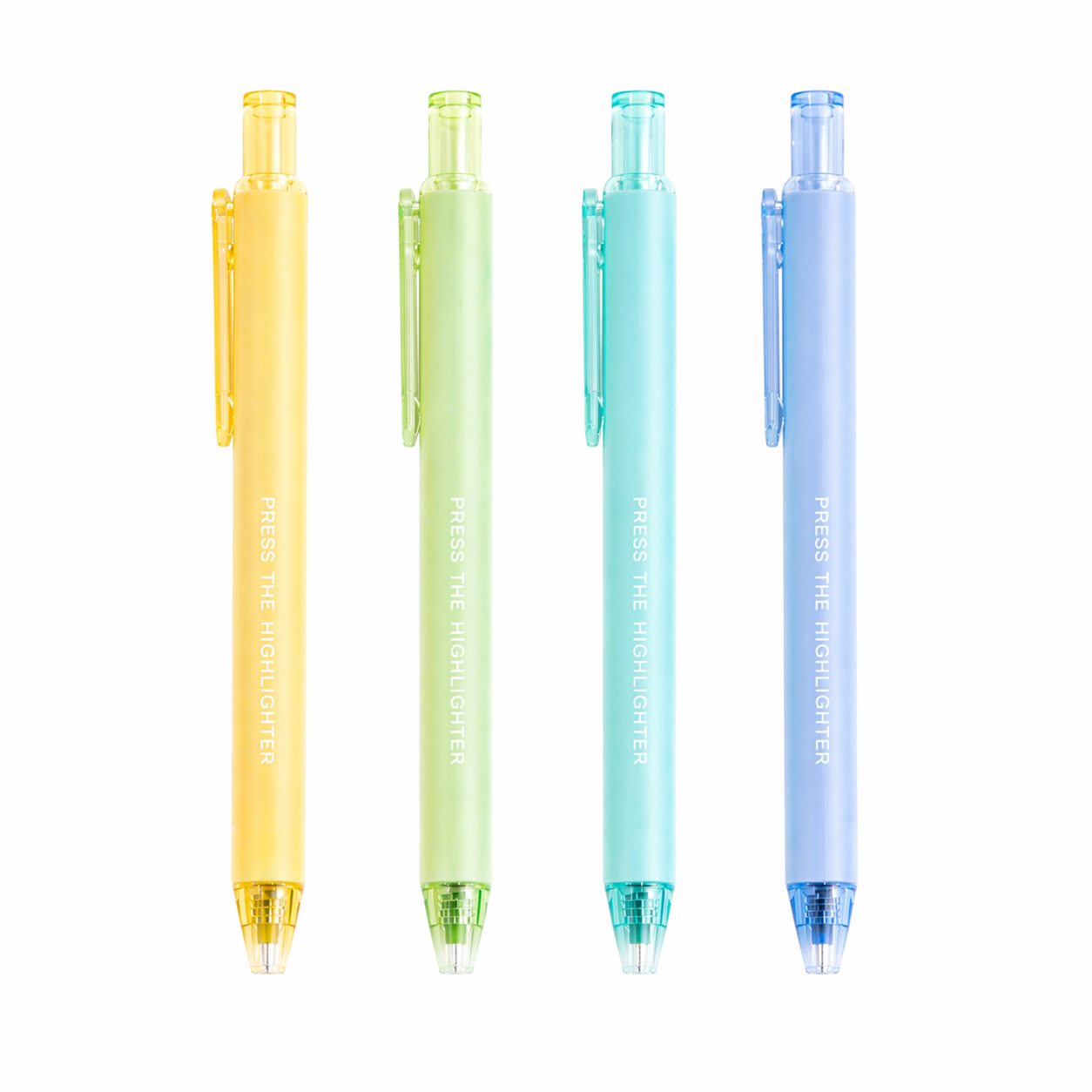 Pastel Click Highlighters – Soft Tone Series