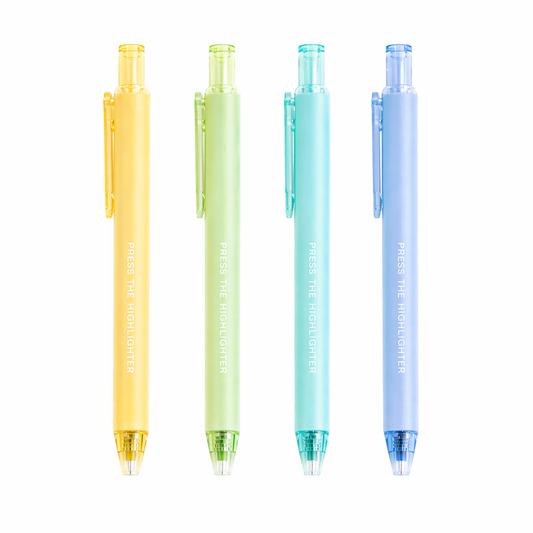 Pastel Click Highlighters – Soft Tone Series