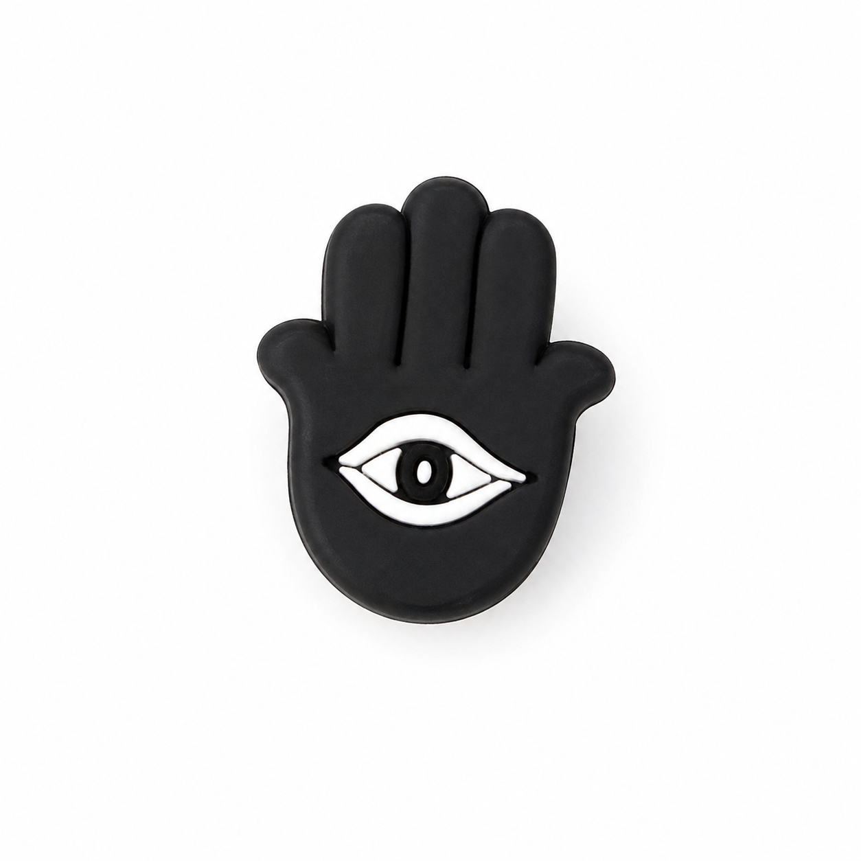 Black Hamsa Shoe Charm