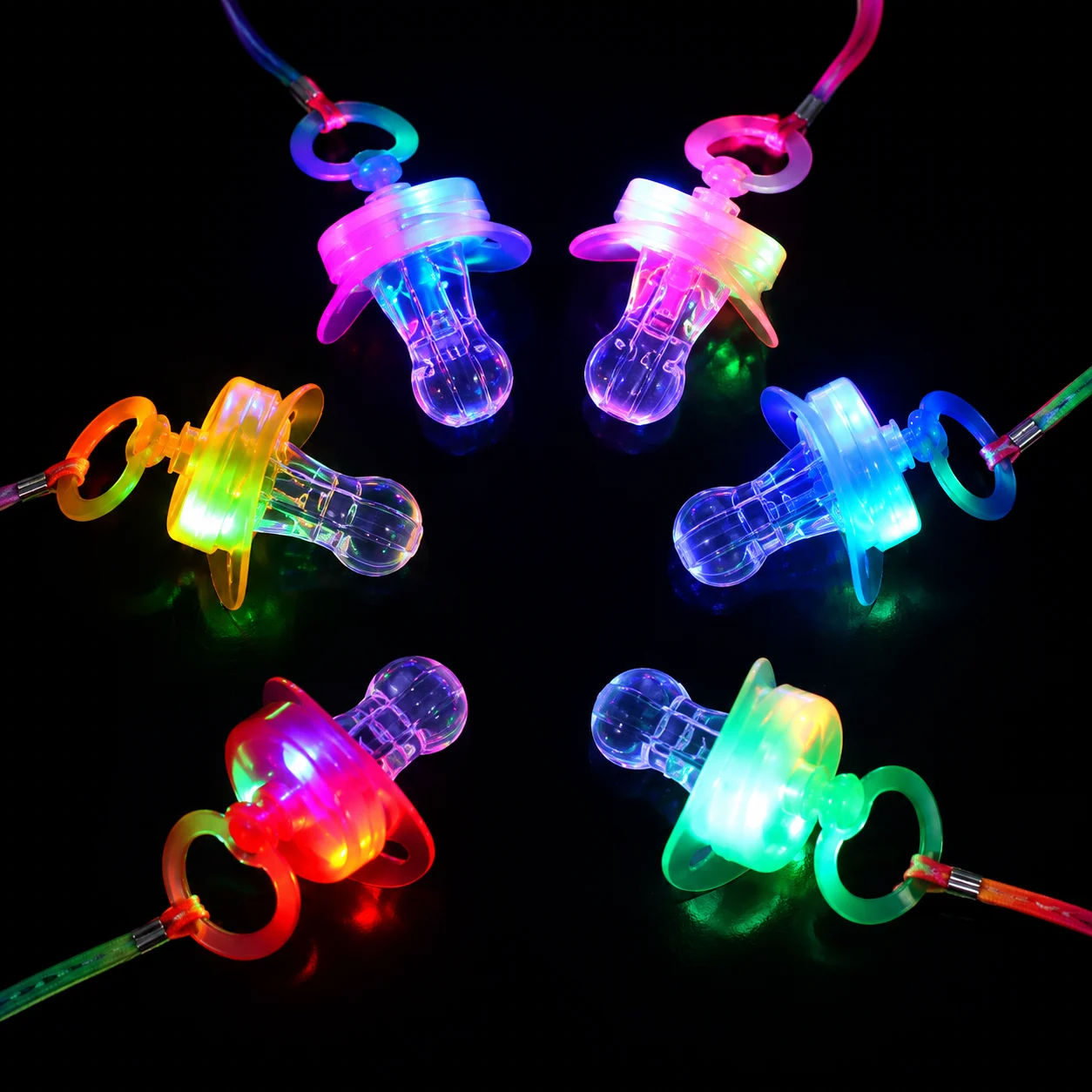 LED Pacifier Necklace