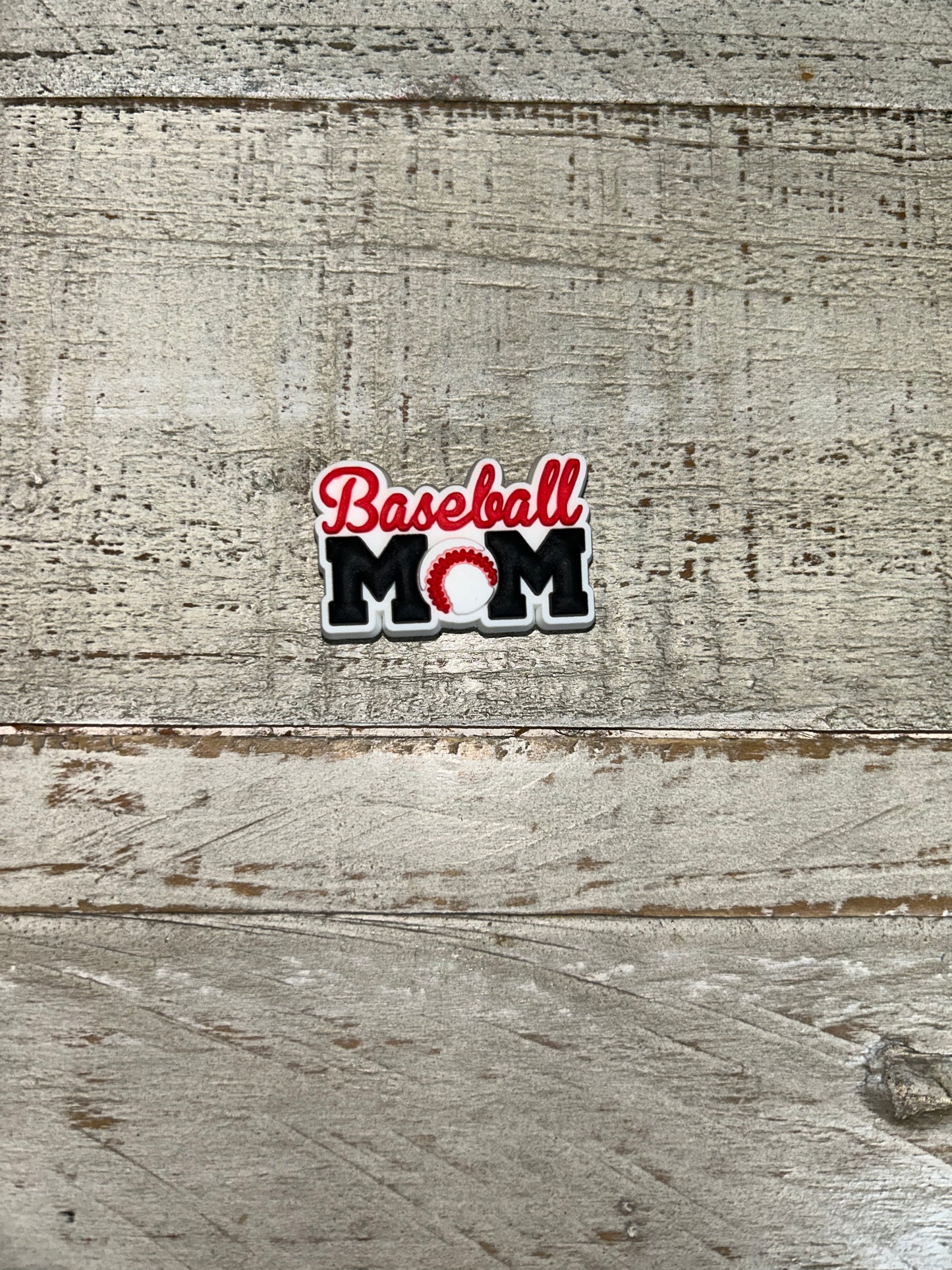 Baseball Mom Shoe Charm